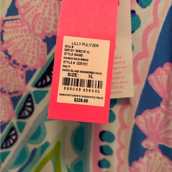 Colorful Patterned Maxi Dress - Picture 3 of 4